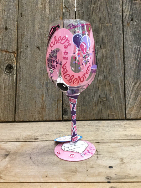 Bachelorette Party Wine Glass
