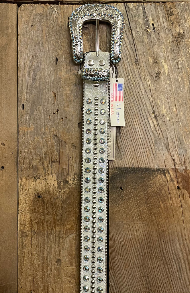 *SPECIAL MARKDOWN* MED Gray Sparkle Leather