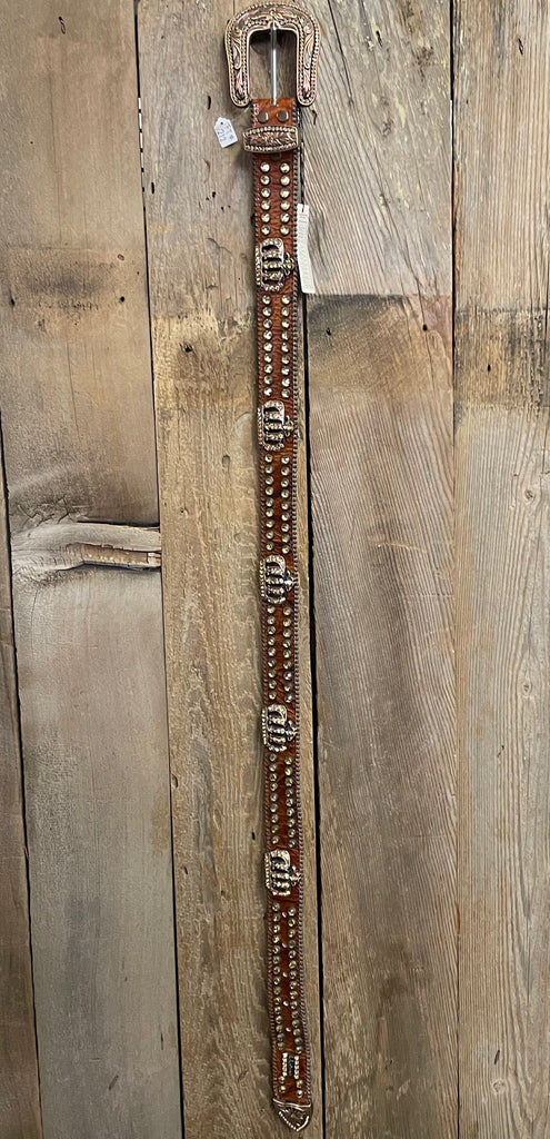 *SPECIAL MARKDOWN* LG Brown Leather with Crowns