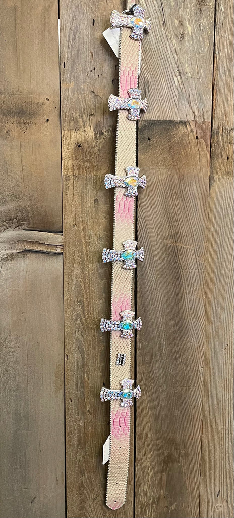 *SPECIAL MARKDOWN* MED Pink Rainbow Croc