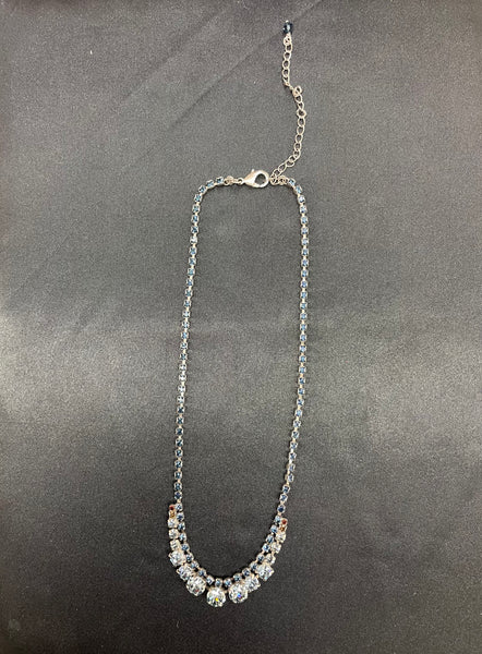 "Blue Brocade" Necklace