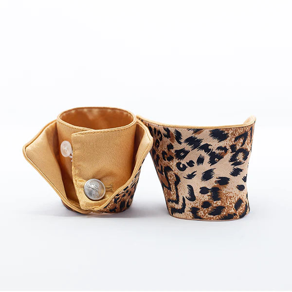 Cheetah Gold French Cuffs