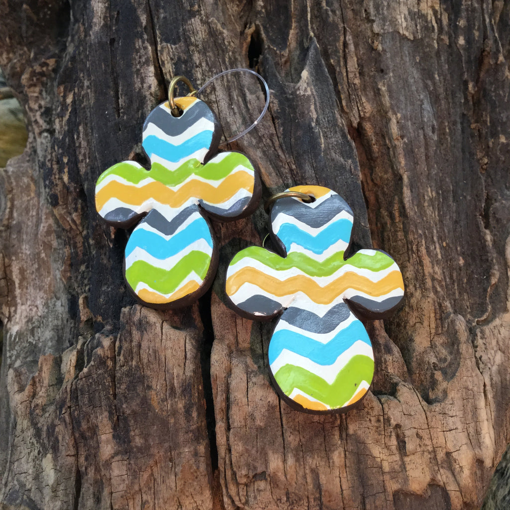 "Chevron" Earring