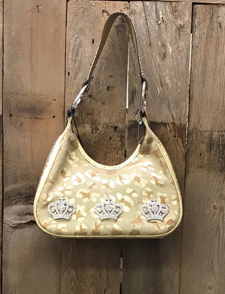 Gold Leopard Hair With Three Crowns