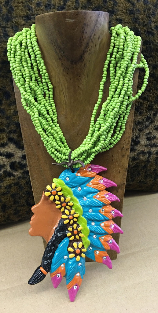 "Princess of the Plains" With Multi Bead Necklace