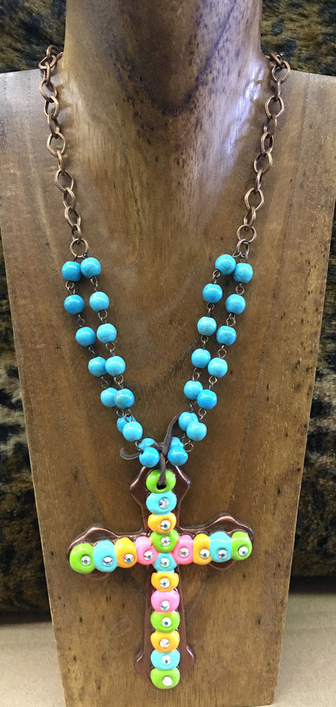 "Madonna Bryant" Cross Necklace