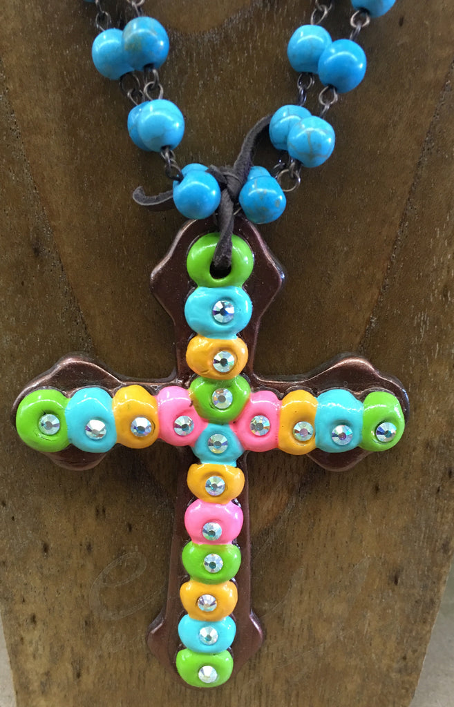 "Madonna Bryant" Cross Necklace