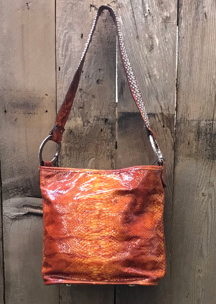 Orange Snake With Three Crown Conchos