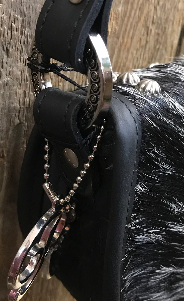 Black Brindle And Black Leather With Concho