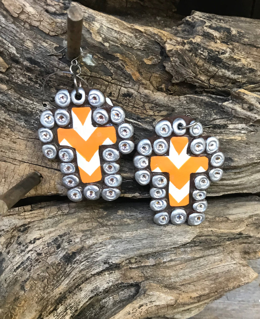 "Chevron" Earrings Various Colors