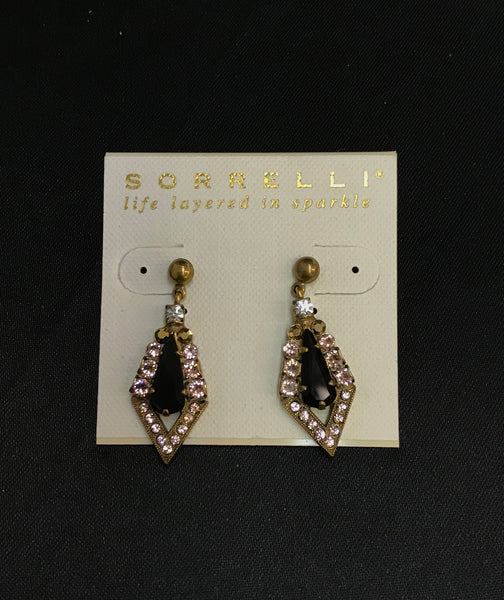 "Black Fringe" Earrings