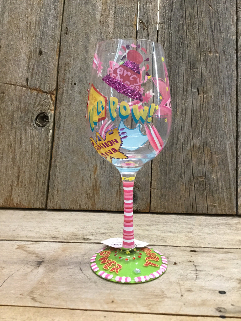 "Girl Power" Wine Glass