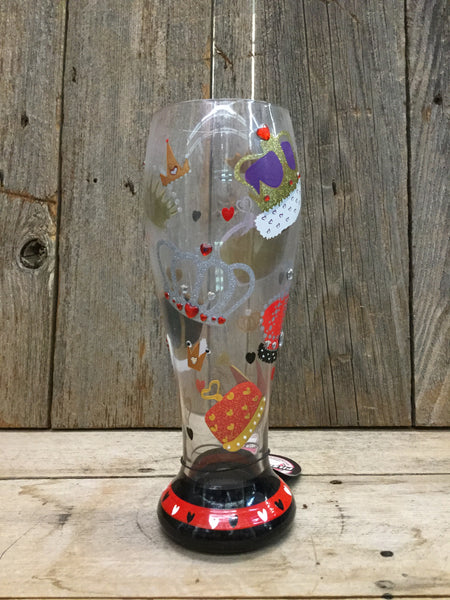 King of Hearts Pilsner Glass