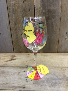 Not Tonight Wine Glass