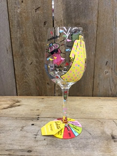 Not Tonight Wine Glass
