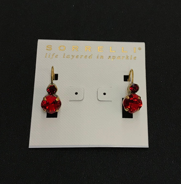 "Sansa Red" Earrings