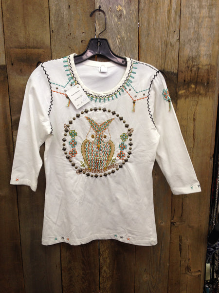 SH-100 Owl White T-Shirt