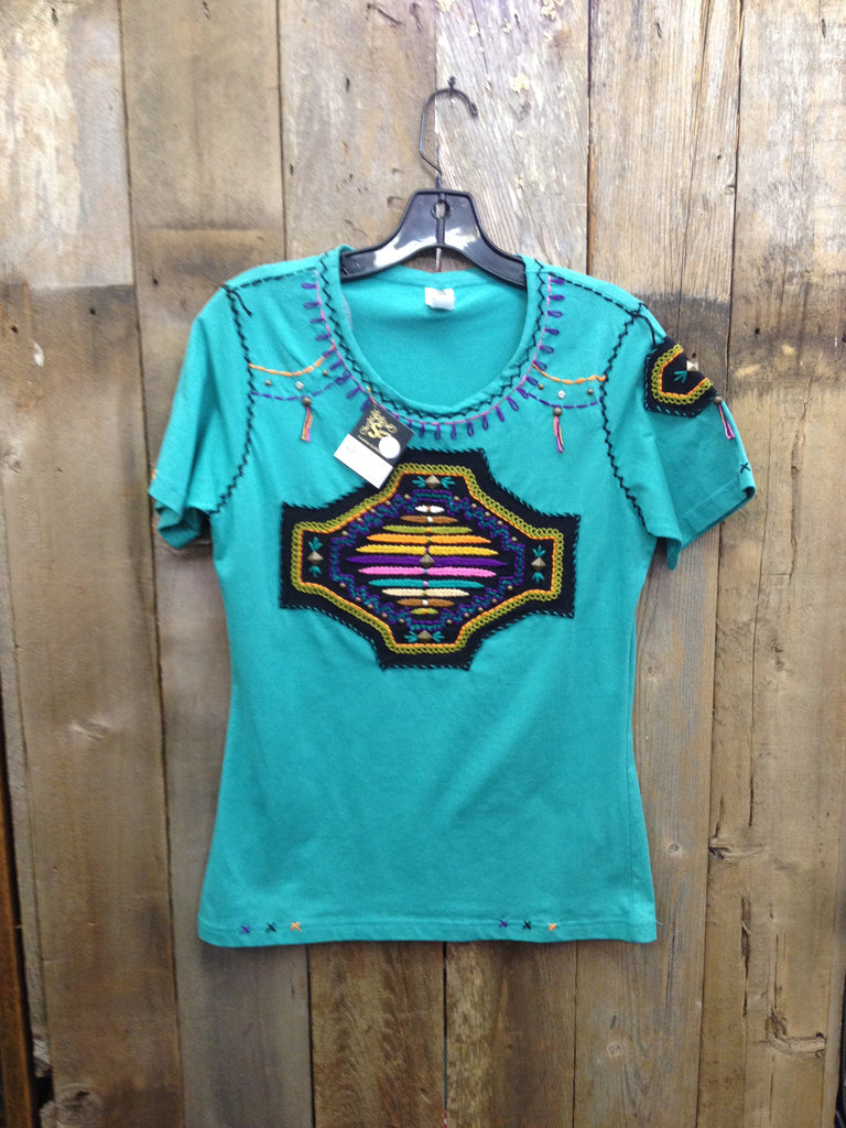 SH-109 Aztec Turquoise T-Shirt