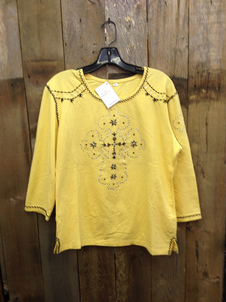 SH-020 Cross Yellow T-Shirt