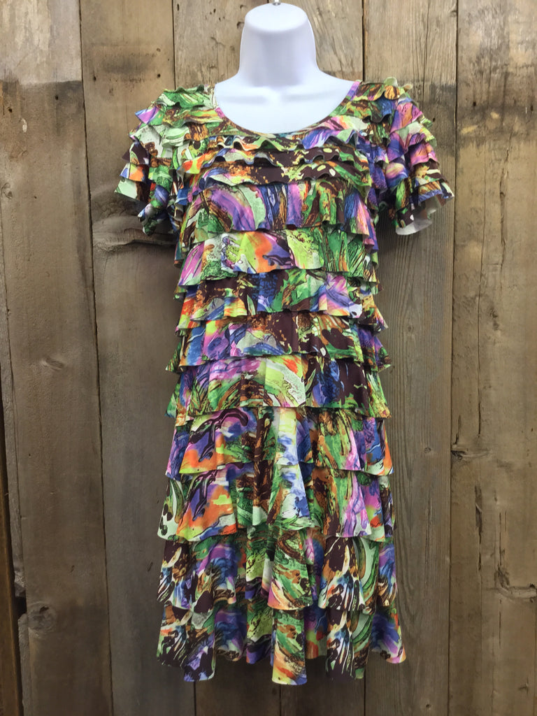 Green Brush Vogue Dress