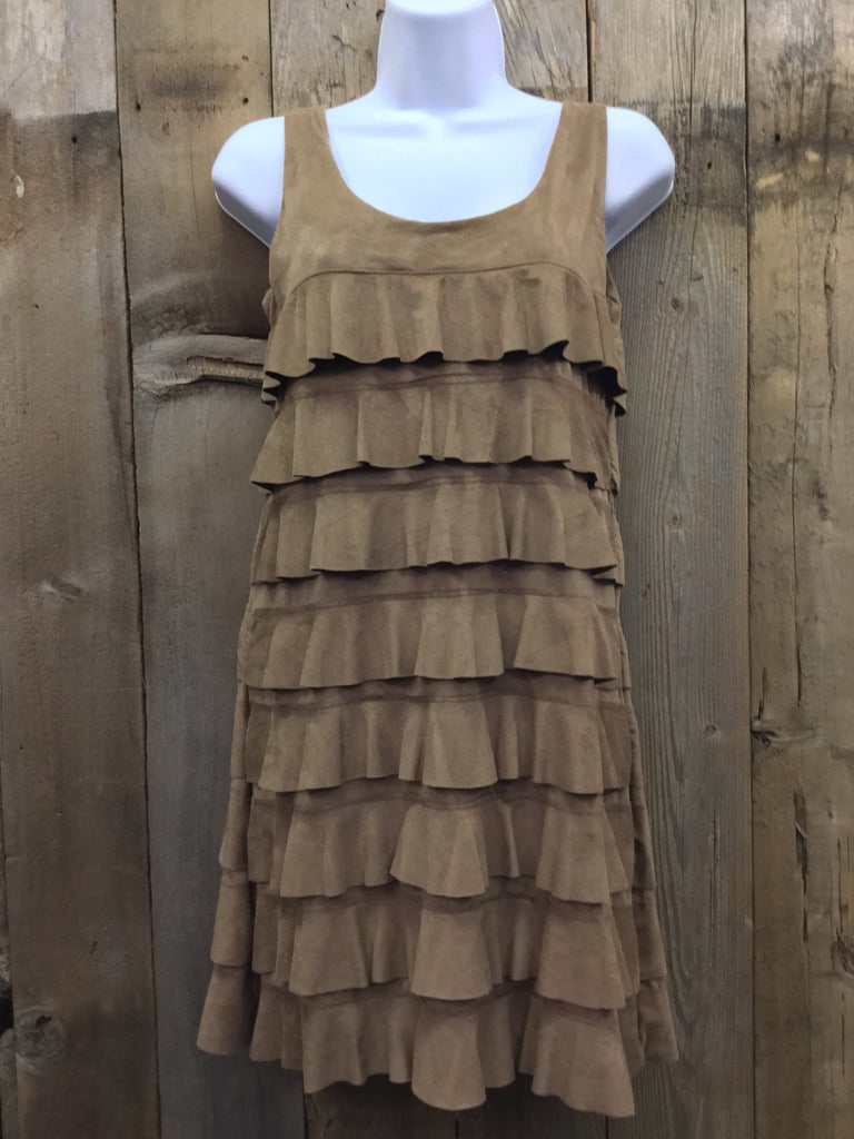 Toast Suede Dress