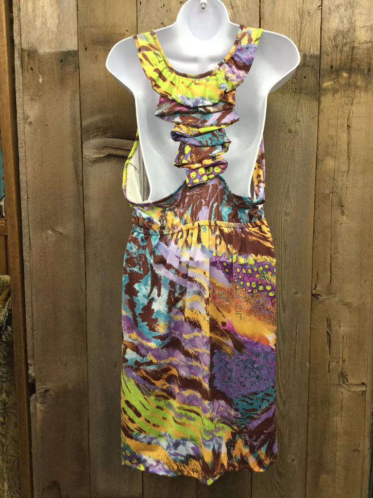 Purple Animal Wave Crush Dress
