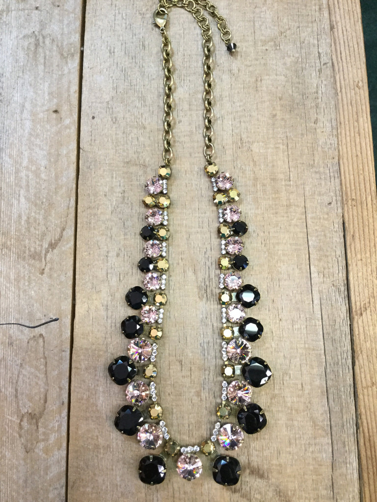 "Black Fringe" Necklace