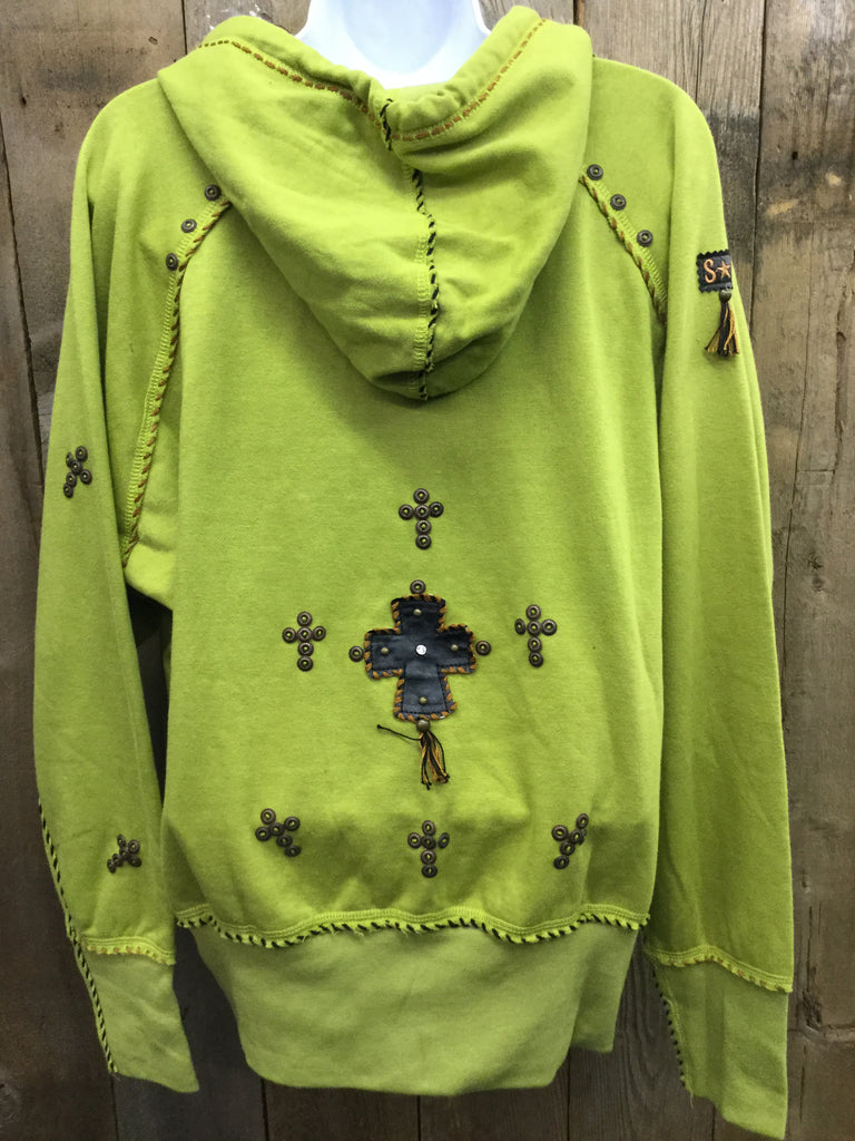H-126 Cross Olive Jacket/Hoodie
