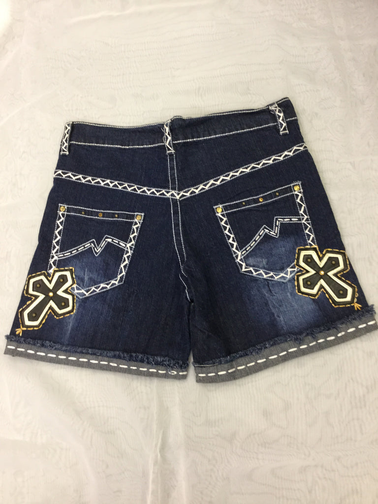 Cross Blue Jean Shorts