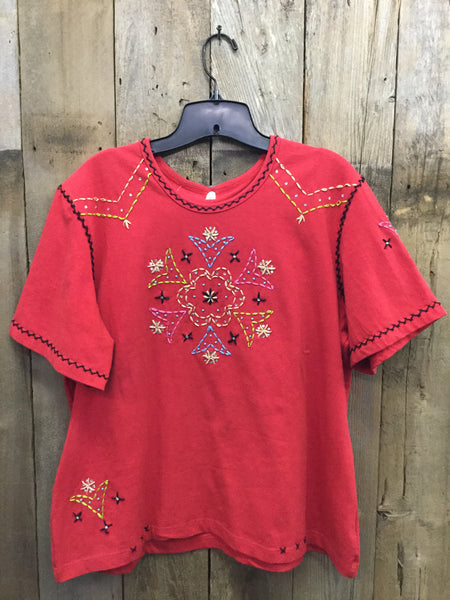 SH-012 Flower Red T-Shirt