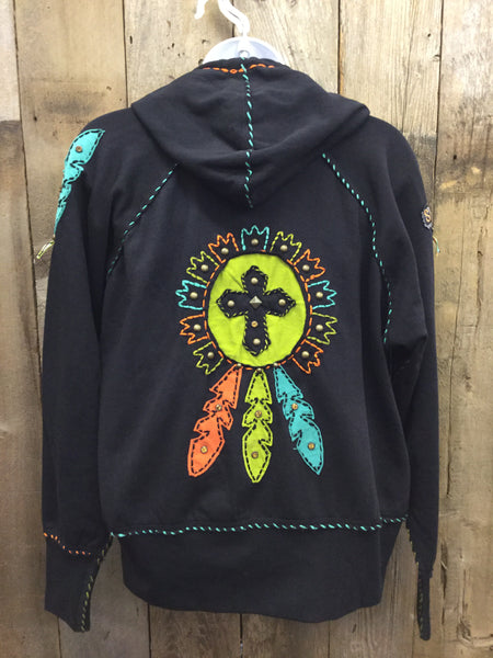 H-093 Dream Catcher Black Jacket/Hoodie