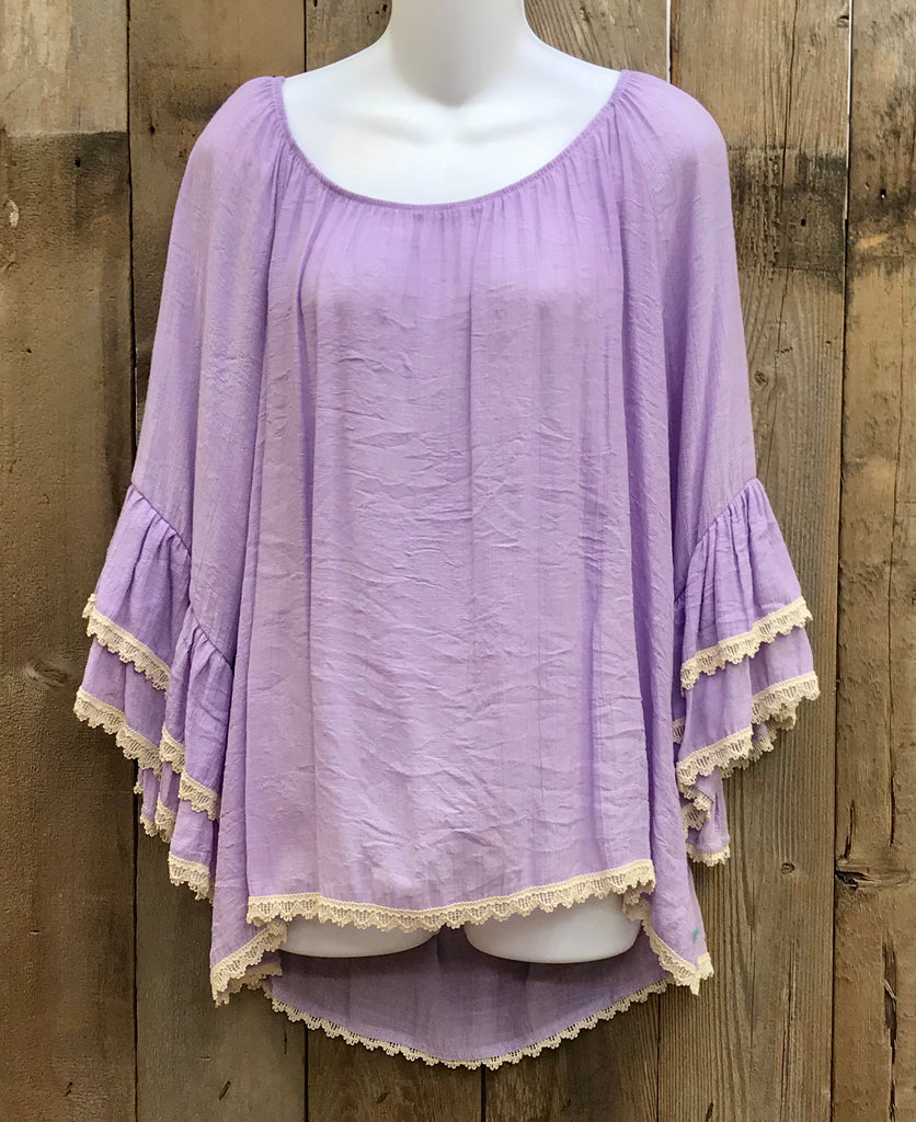 Noa Elle Purple Top