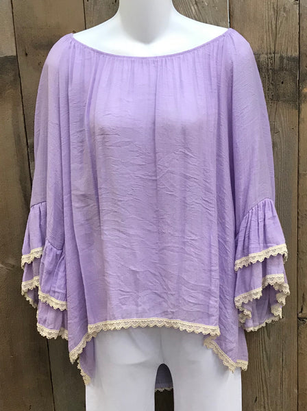 Noa Elle Purple Top